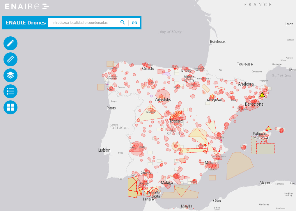 ¿donde volar un dron en españa?