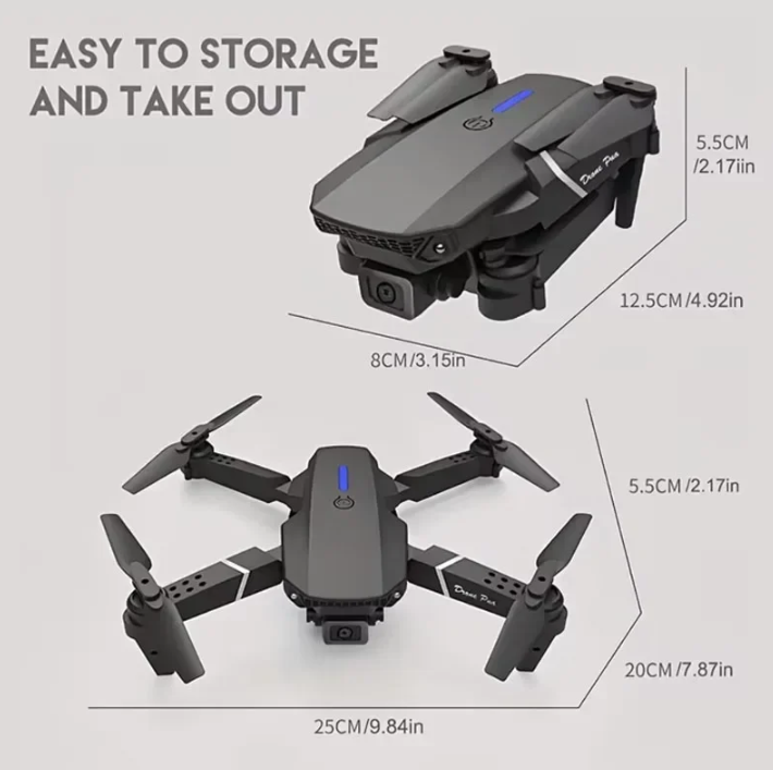 Dron E88pro con cámara HD 4k - Imagen 4