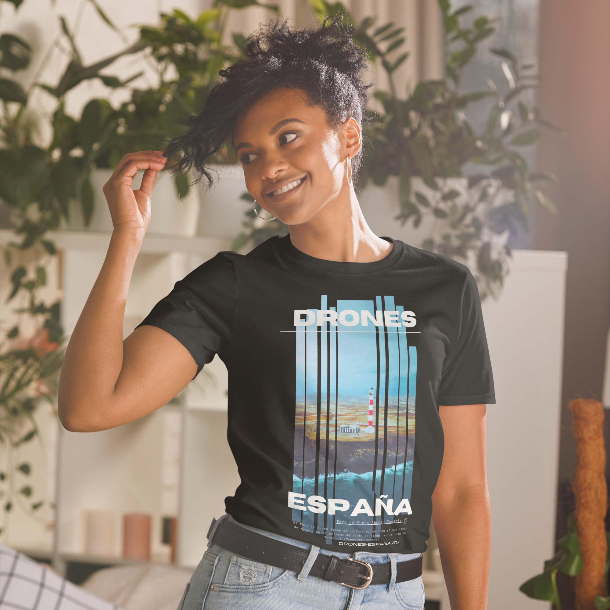 Camiseta Unisex Conmemorativa Faro de Abona Tenerife/España - Imagen 2
